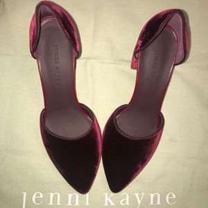 Jenni Kayne D’Orsay Velvet heel.